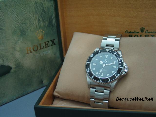 Rolex Submariner Model:16610 with box. Sold Thanks Anwar